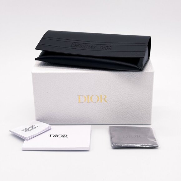 NEW DIOR SUNGLASSES DIOR EVERDIOR S1U B0B0 GOLD BLUE EYEWEAR - Picture 4 of 4